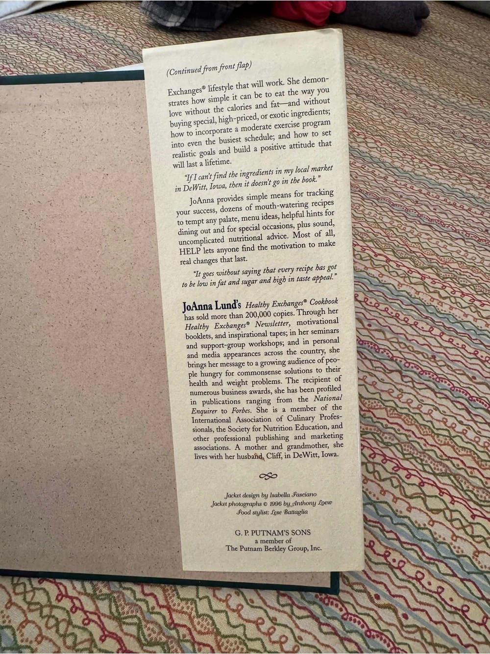 HELP: Healthy Exchanges Lifetime Plan by JoAnna M. Lund - Hardcover